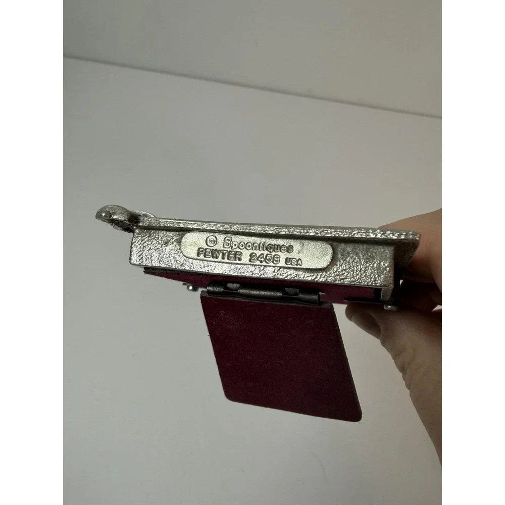 Spoontiques Pewter Picture Frame USA‎ Lighthouse Seagulls 2.5